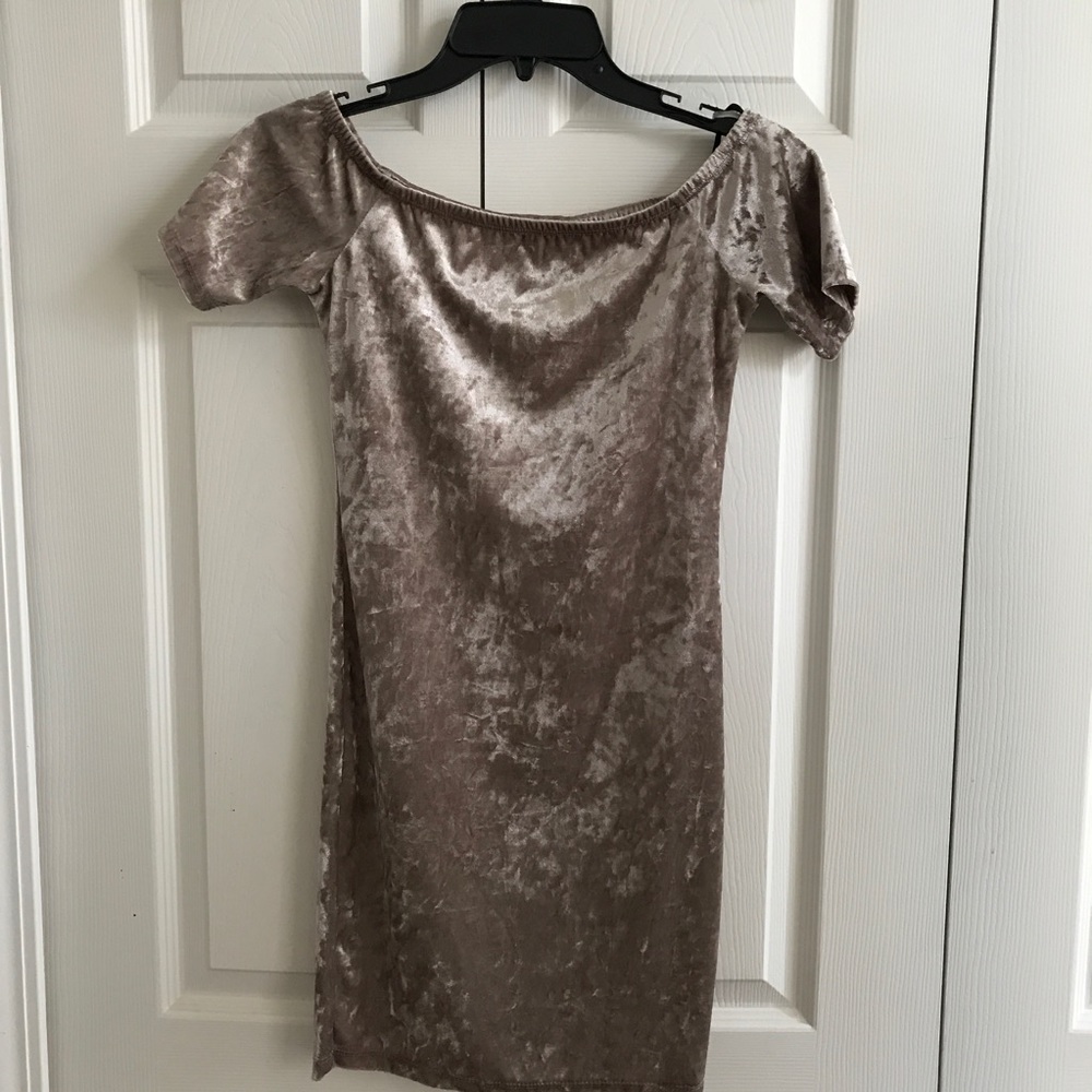 F21 velvet dress